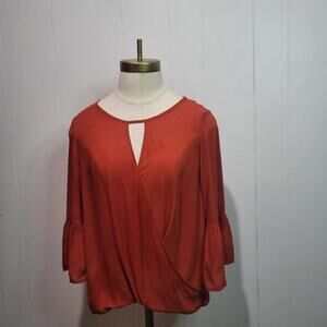 Rust blouse